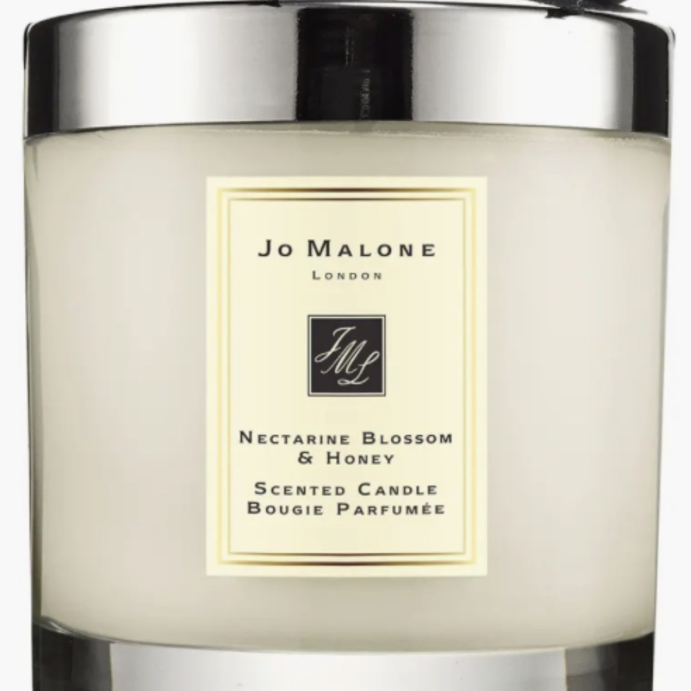 LAST ONE!  JO MALONE - NECTARINE BLOSSOM & HONEY SCENTED CANDLE - 2.5 INCHES